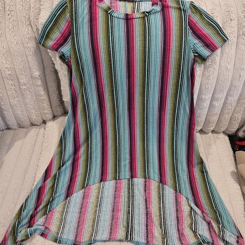 Crazy Train Multicolor Striped Top